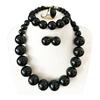 Vintage Style Necklace Bracelet Earring Ring Sets Light Luxury French Pearl Necklace  Women