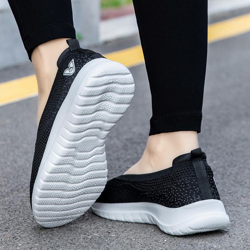 Fashion Casual Breathable Flat Shoes for Women Soft Sole Comfort Slip On Walking Shoes Woman Lightweight Shallow Mouth Summer Loafers