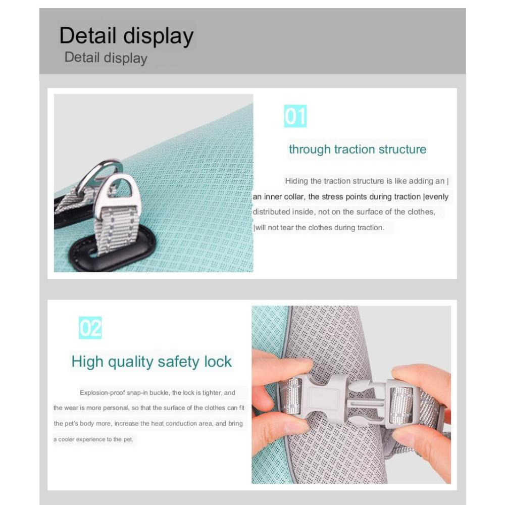 Summer Pet Cool Clothes Cooling Vest Summer Heat Breathable Heat Dissipation Dog Clothes Method Fight Cool Clothes