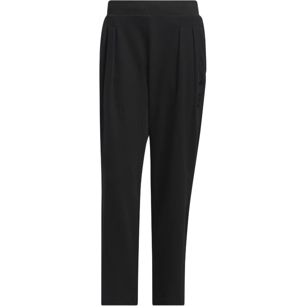 Adidas Wuji Heavy French Terry Pants Solid Logo Loose Knit Sports Pants Men Pants Black JE6661