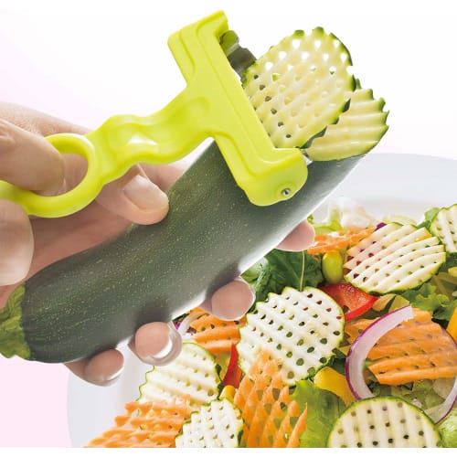Nonoji Mesh Waffle Peeler, Green, W1WP-01PG