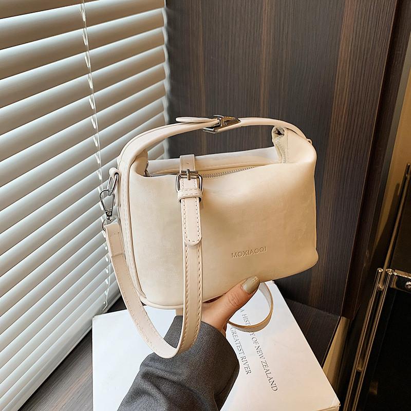 Shape Solid Pillow Color Singleshoulder Crossbody Bag Handbag Fashion Women