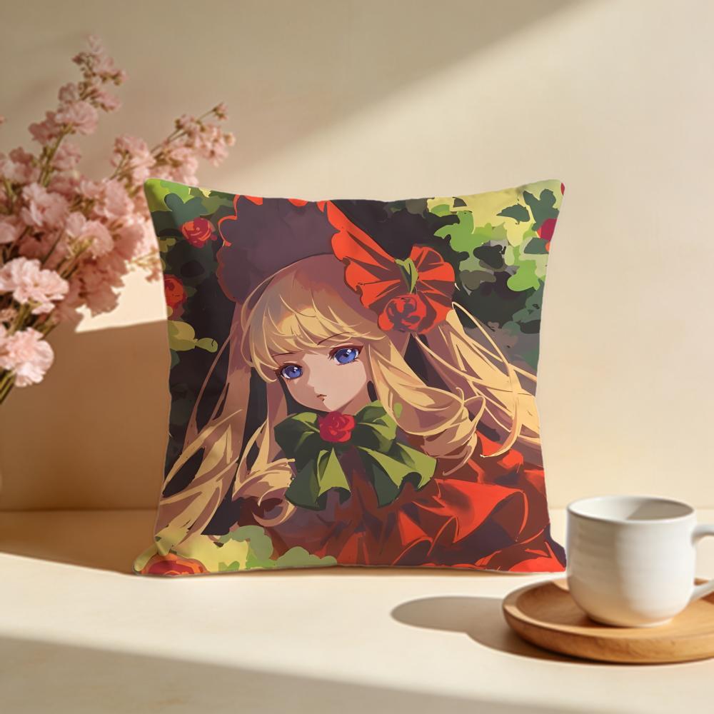 Beliebte RRozen Maiden Volle Kissenhülle Stilvolle Waschbare Kissenhülle Ideal für Sofa Schlafzimmer Auto Dekoration