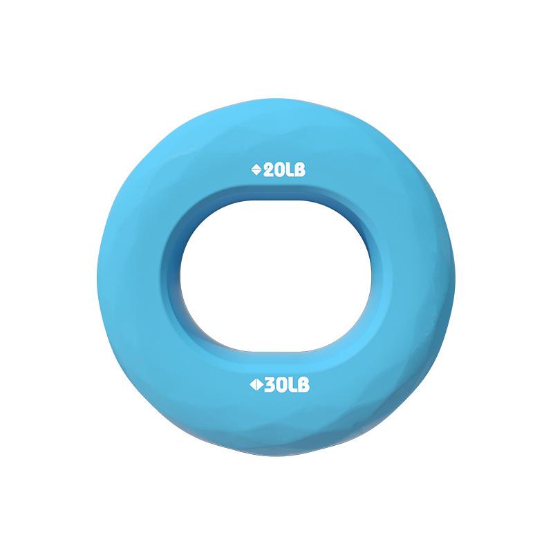 Adjustable Dual Force Grip Strengthening Ring for Hand Rehabilitation синий