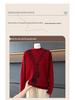 2025 New Autumn Women's High-Neck Knit Sweater for Middle-Aged Fashion