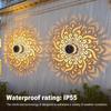 1-10PCS LED Solar Wall Light, IP44 Waterproof Warm Night Light for Garden Lawn Patio Steps Pathway Courtyard Camping Outdoor Decor