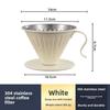 V60 Coffee Filter Stainless Steel 304 Coffee Set Equipment - Filter Cup Funnel Drip