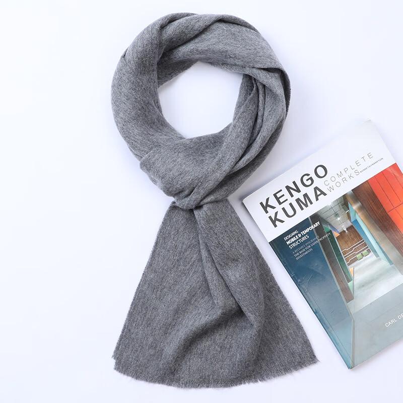 Hengyuanxiang 2024 Unisex Pure Wool Warm Scarf