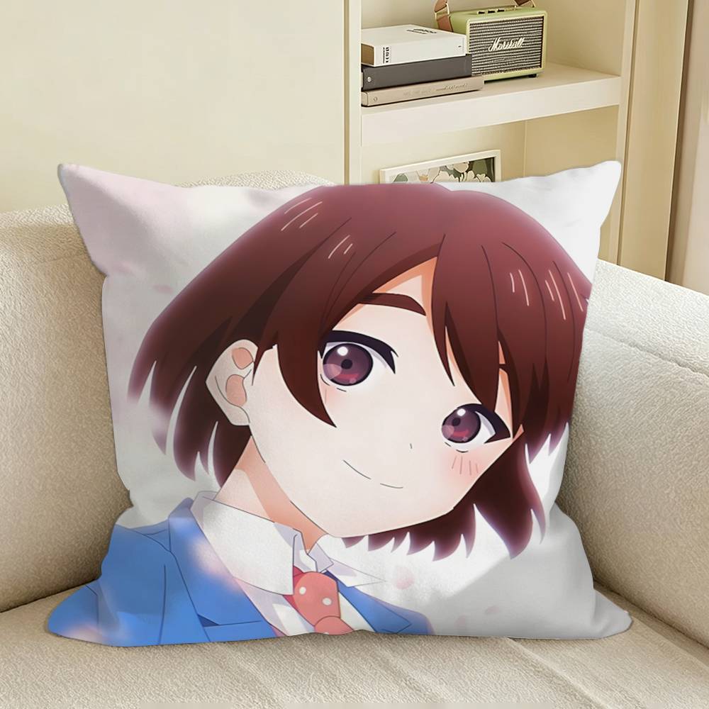 Manga Hananoi-kun to Koi no Yamai Square Sofa Pillow Cover Solid Color Living Room Home Decor Cushion Case