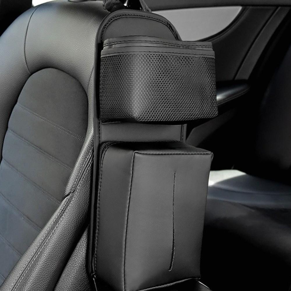 Portable Car Seat Hanging Organizer Tissue Box Auto Seat Box  Car Interior Accessories