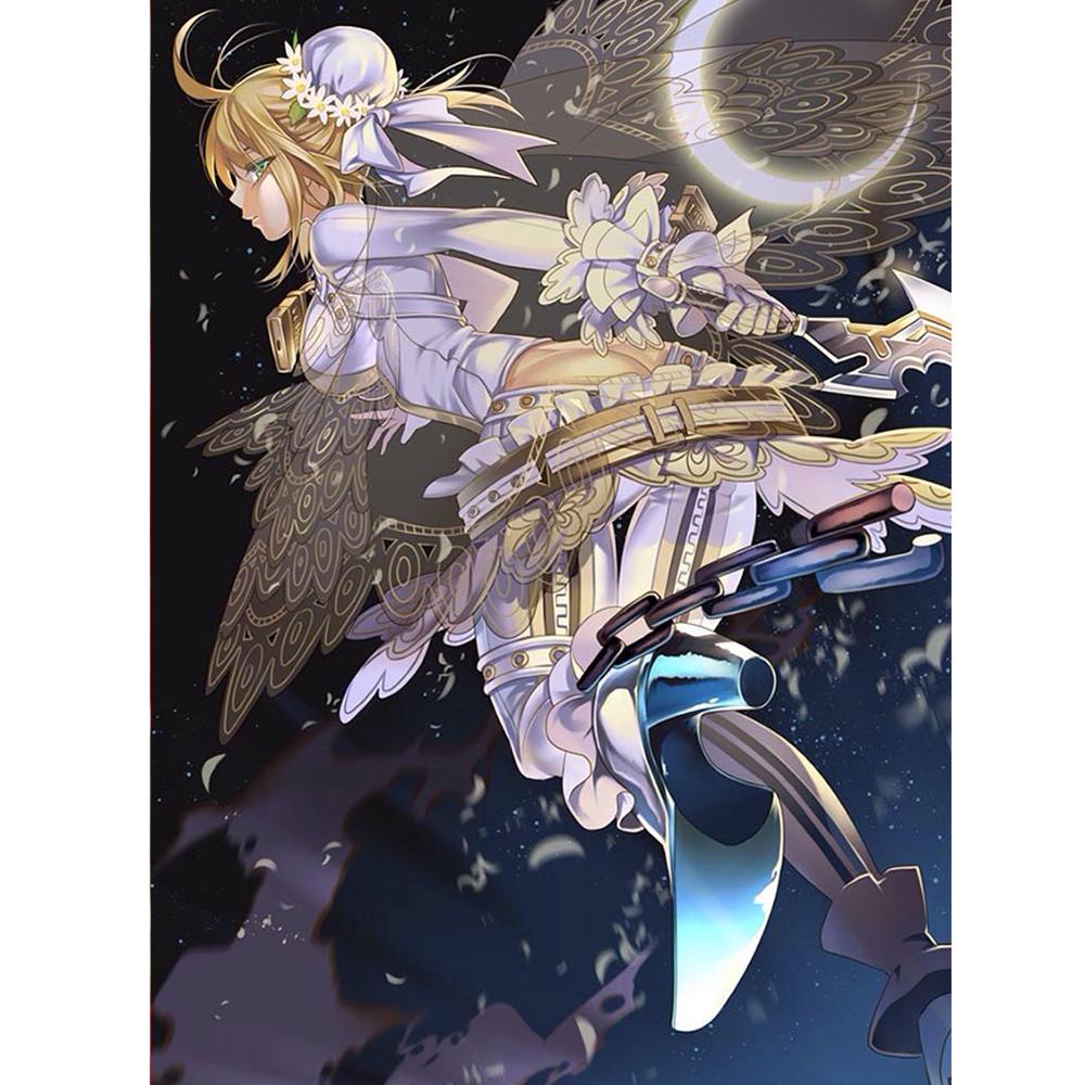 Full Round Drill 5D DIY Diamond Painting "Cartoon Women" 3D Embroidery Cross Stitch 5D Home Decor