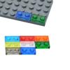 Non-Toxic 145Pcs Diy Thin Building Blocks Transparent Bricks 1X2 Dots Educational Creative Size Figures Kid Toys Compatible With 3023