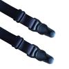 Men's Nylon Garter Belt: Wrinkle-Resistant Black Shirt Leg Ring