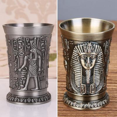 Creative Cocktail Glass Ancient Whiskey Beverage Liquor Carved Pattern