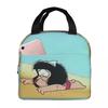M-Mafalda-S On The Beach Insulated Lunch Bag for Kids School Cooler Thermal Food Box Tote Portable Lunch Boxes Container