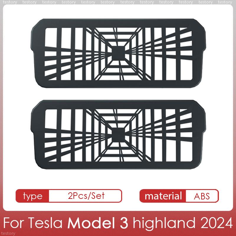 Seat Under Air Vent Cover for Tesla Model 3 2024-2025 Accessories Highland Prevents Debris Entry for New Tesla Model 3 2024-2025