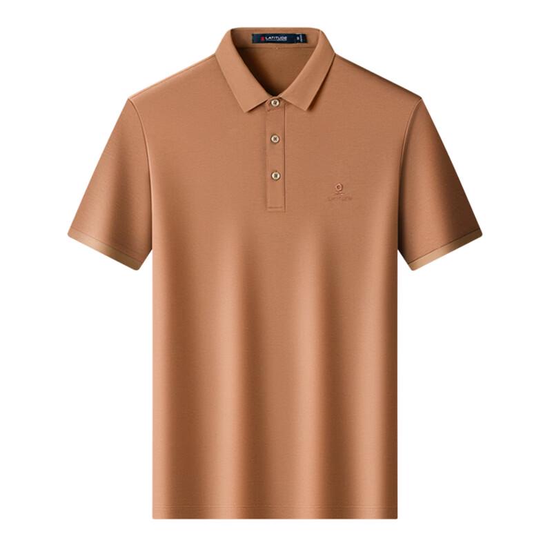 MONTAGUT Men's Ice Oxygen Silk Short Sleeve Polo Shirt