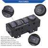 4X4 Wheel Drive Control Switch 4WD Transfer Case Regulator Button Parts for Cadillac Chevrolet Silverado Suburban Sierra Yukon