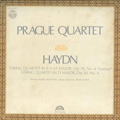 LP Record PRAGUE QUARTET - Haydn: String Quartet No. 78 In B F OS2431S SUPRAPHON 1970 Japan Classical Used