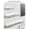Multifunctional Storage Rack Punching-Free Bathroom Kitchen Storage Rack Lengthen Plastic Dormitory Cosmetics Holder