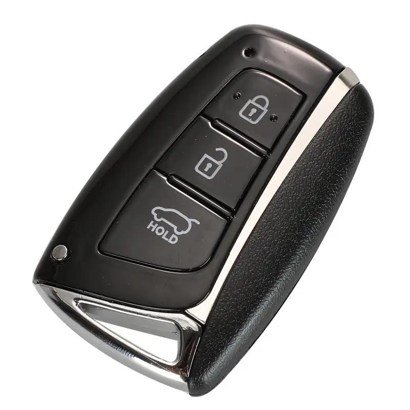 3/4 Buttons Smart Key Case For Hyundai Genesis Santa Fe Equus Azera Remote Control Key Shell Smart Fob