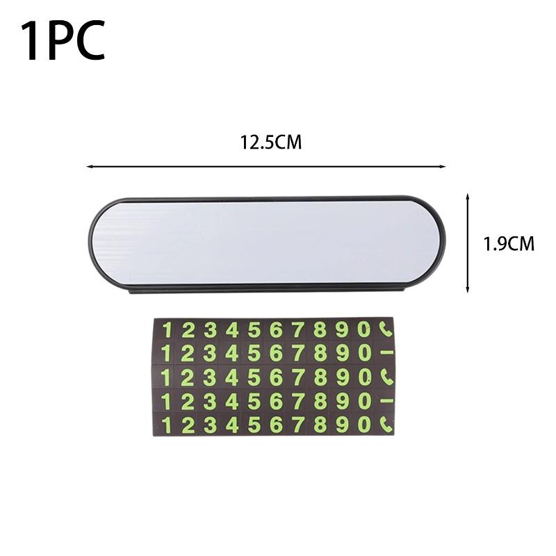 Car Temporary Park Stop Phone Temporary Park Stop Luminous Telephone Number Auto Luminous Parking Number Card Plate Accessories