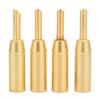 4pcs BFA Banana Plug Brass Gold Plated Open Screw Speaker Wire Connectors for 7mm Cable Diameter