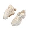 Mesh shoes breathable 2026 new summer women's shoes thick soled hollow dad shoes casual white sports shoes