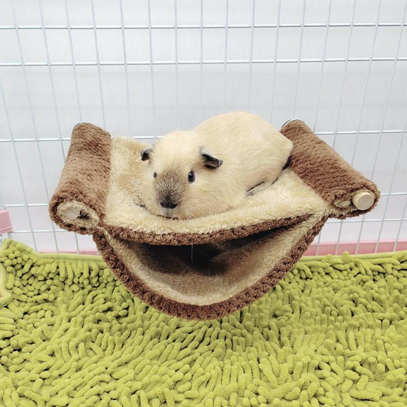 Hamster Hanging House Cage Sleeping Nest Pet Bed Rat Hamster Guinea Pig Rabbit Toys Cage Swing Pet Small Animals Supply
