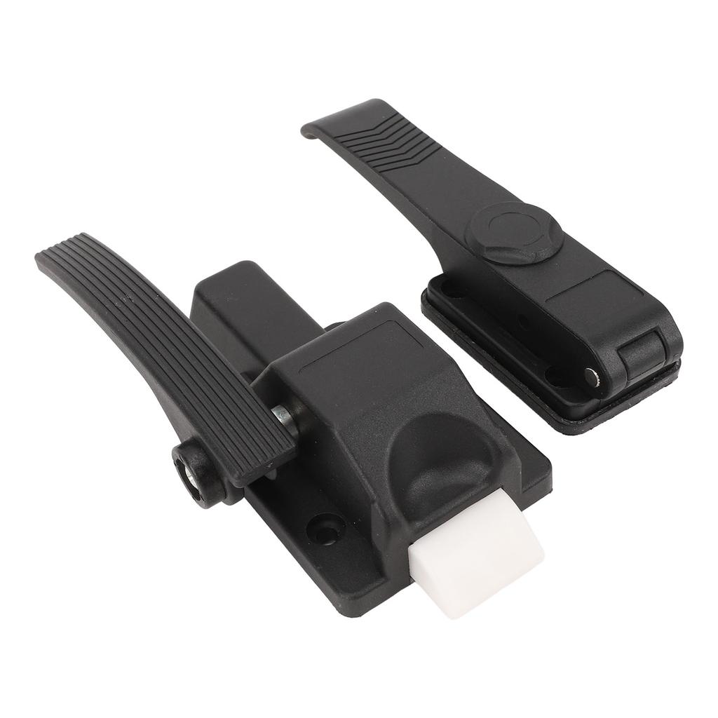 RV Screen Door Latch Matte Black High Strength Enhanced Safety Door Handle Latch Lock for Campervan Trailer Boat Yacht