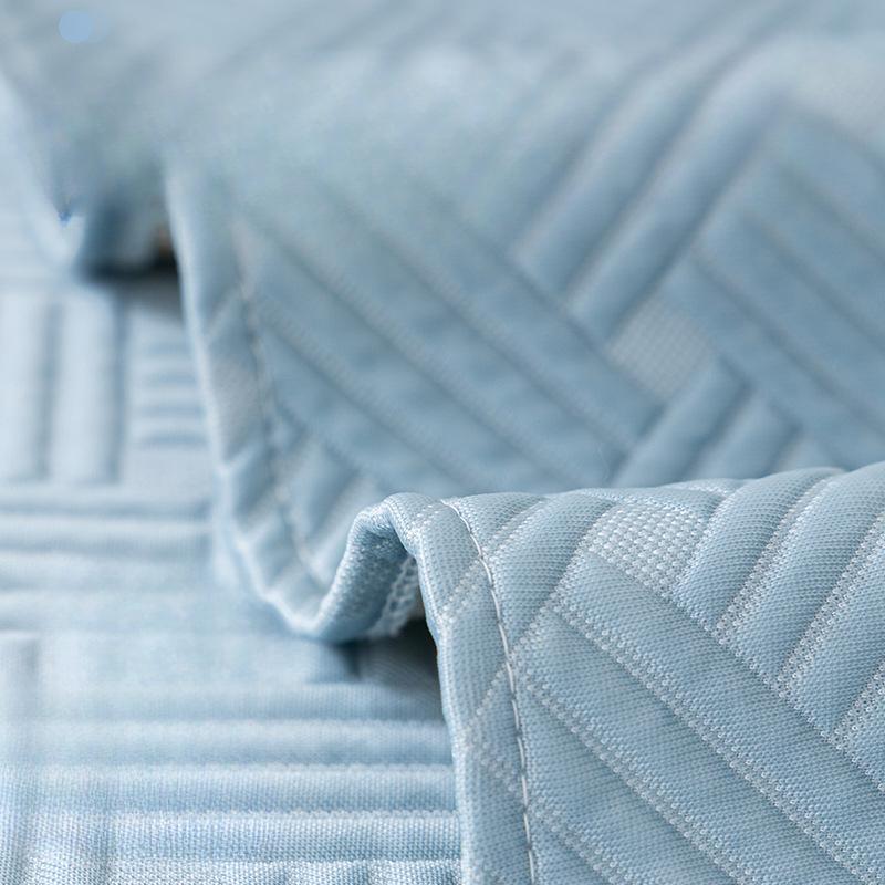 Sofa Cool Bamboo Mat Summer Cushion Non-Slip Anti-Wrinkle Summer Sofa Cover Cloth