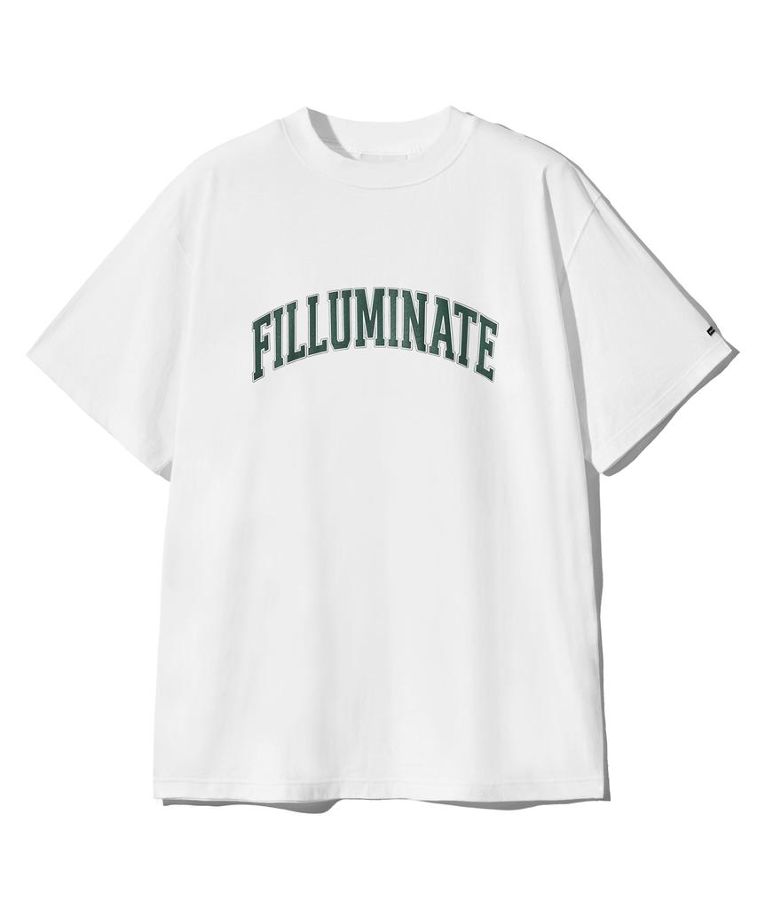 FILLUMINATE Two-Tone Arch Logo T-Shirt - White