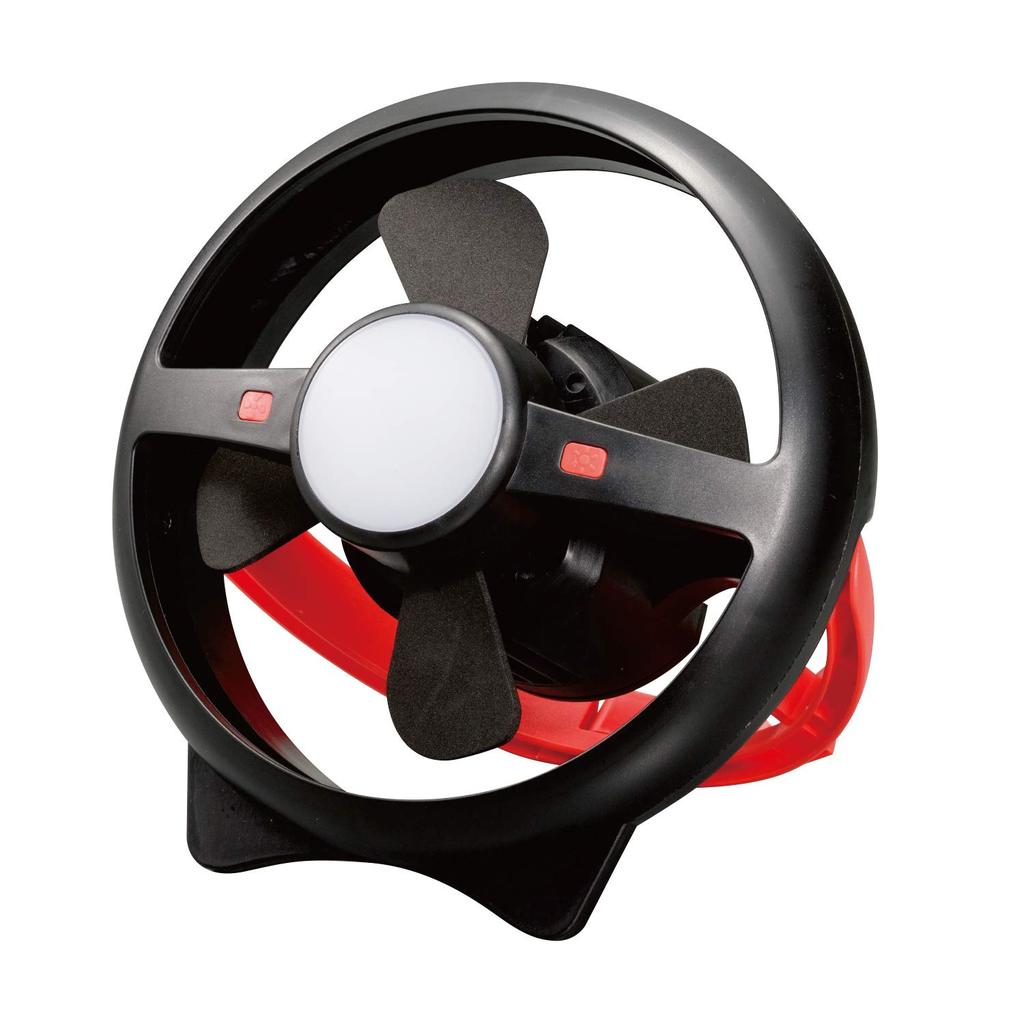 BUNDOK Fan & LED Light BD-276 Lantern Circulator for Outdoor Use