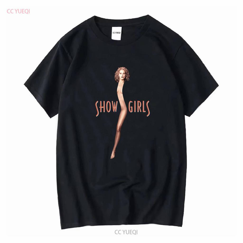 Showgirls Classic 90's 1995 Movie Retro T Shirt New Long or Short Sleeves Vintage Washed Soft Breathable Fashion Homme