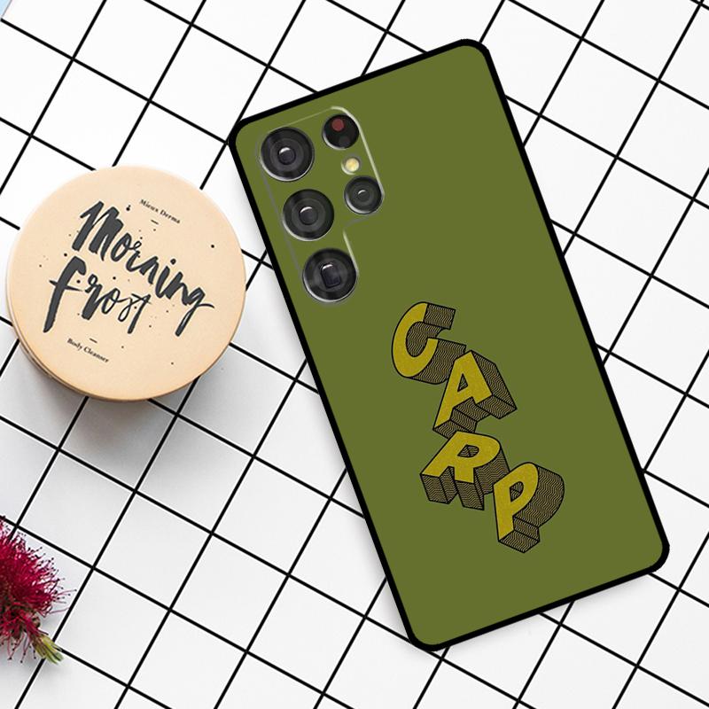 Carp Fishing Fish Case For Samsung Galaxy S25 Ultra S23 S22 S21 S20 S24 Ultra S9 S10 Plus S25 FE Phone Cover