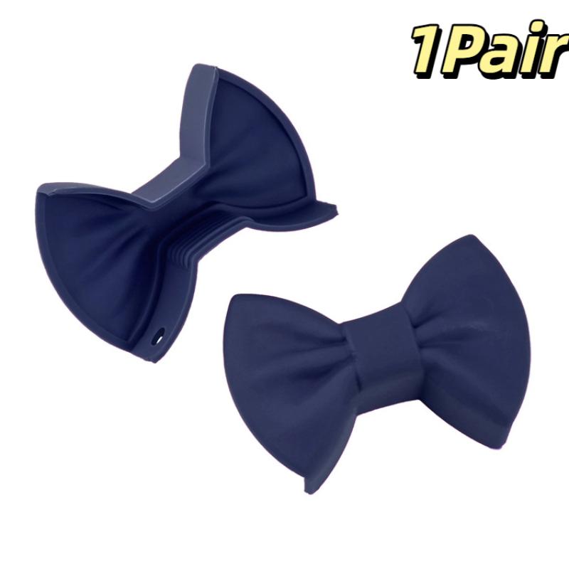 Kjøkkenklemme Anti skålding Sklisikkert håndtaksdeksel Kreativ matlaging Ovnhanske Gryteklips Kjøkken Gadgets Bueform Design Sløyfe