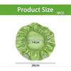 1-Pack Cartoon Frog Shower Cap - Double-Layer Waterproof Reusable Elastic Animal Bath Hat for Boys & Girls