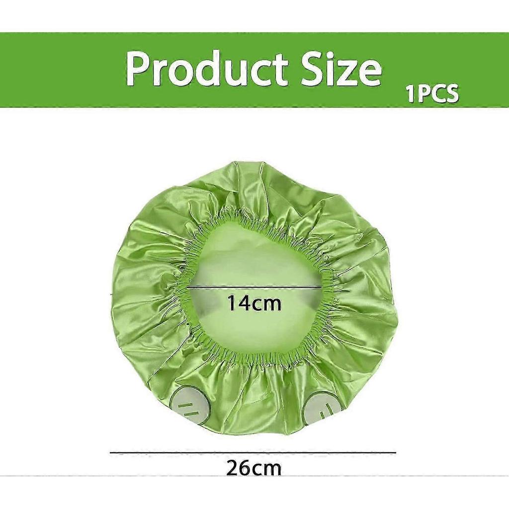 1-Pack Cartoon Frog Shower Cap - Double-Layer Waterproof Reusable Elastic Animal Bath Hat for Boys & Girls