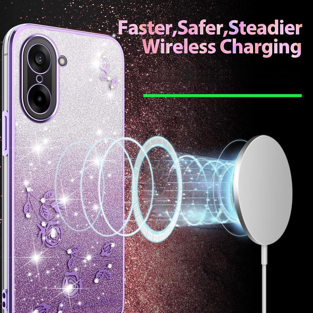 Für OnePlus Ace 5 Ultra 5G/Nord 5 5G Hülle Blume TPU Flexibel Farbverlauf Handyhülle