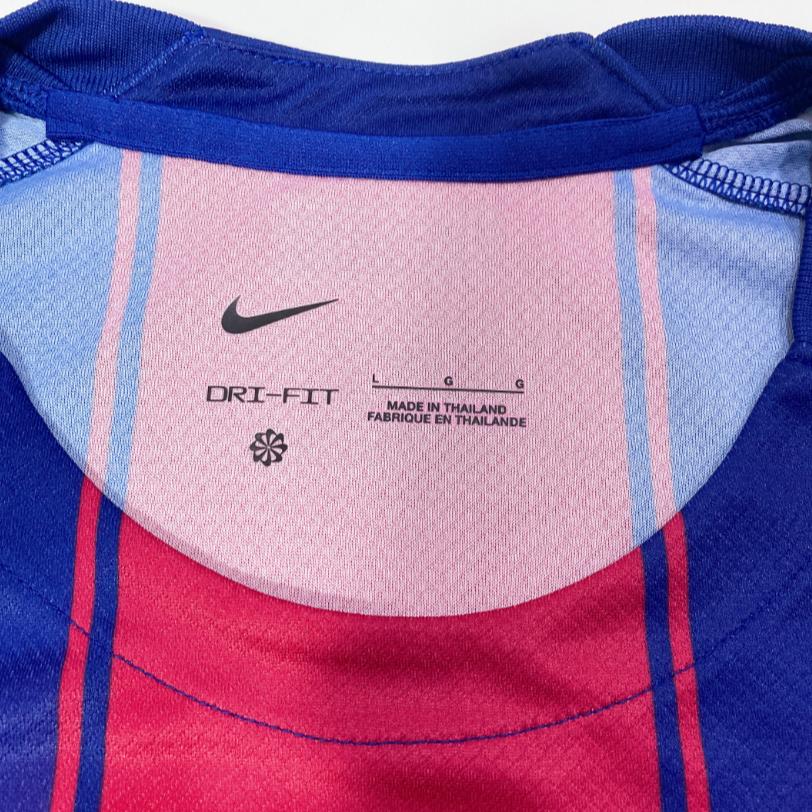 Nike FC Dri-Fit Barcelona Club 25-26 Home Comfortable Stylish Pullover Short Sleeve Football Shirt Men Tops HJ4590-456