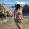 Sexy Thai Beach Vacation Bikini & Knitted Long Dress Set