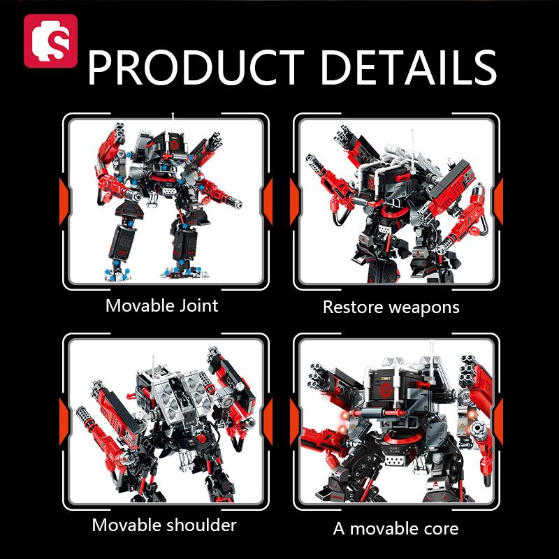 SEMBO BLOCK The Wandering Earth Series Building Block Super mecha Model Bricks Ornaments Boys Toys Birthday Gifts Chritmas gifts