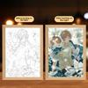 23cm/9.06in Anime Figure Natsume’s Book of Friends Light Painting Photo Frame Night Peripherals Table Top Lamp Collectible Gifts