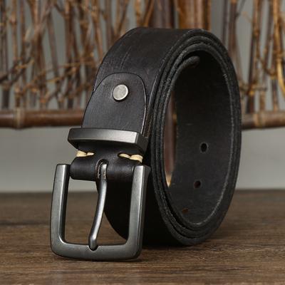 Gürtel Herrenmode Trend Leder Dornschließe Retro Koreanischer Typ Einfacher All-Match Herren Jeansgürtel