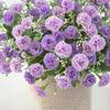 1 Bouquet Fake Flower Artificial Flowers 20 Heads Carnation