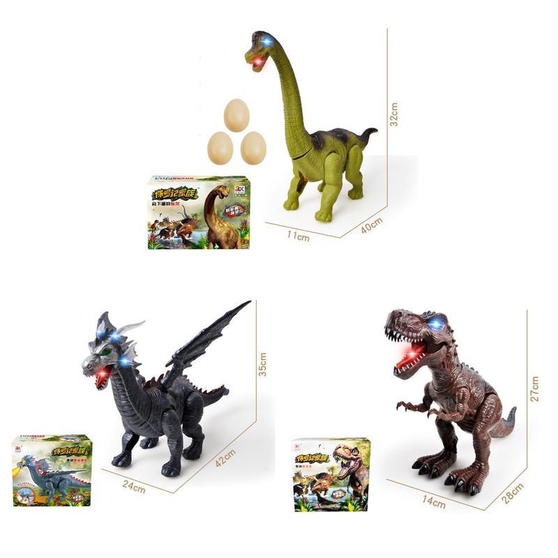 Dinosaur Simulation Toy With Lighted Features And Sensory Development For Children