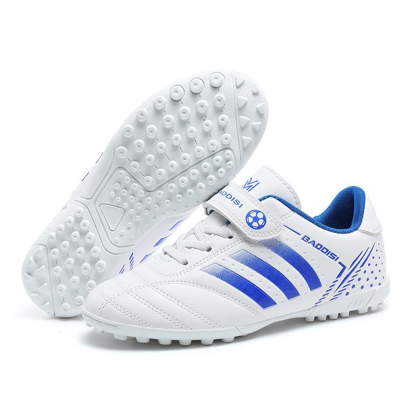 Ghete de fotbal pentru copii, băieți și fete, elevi de școală primară și gimnazială, cu velcro, cuie rupte cu talpă joasă, anti-ski