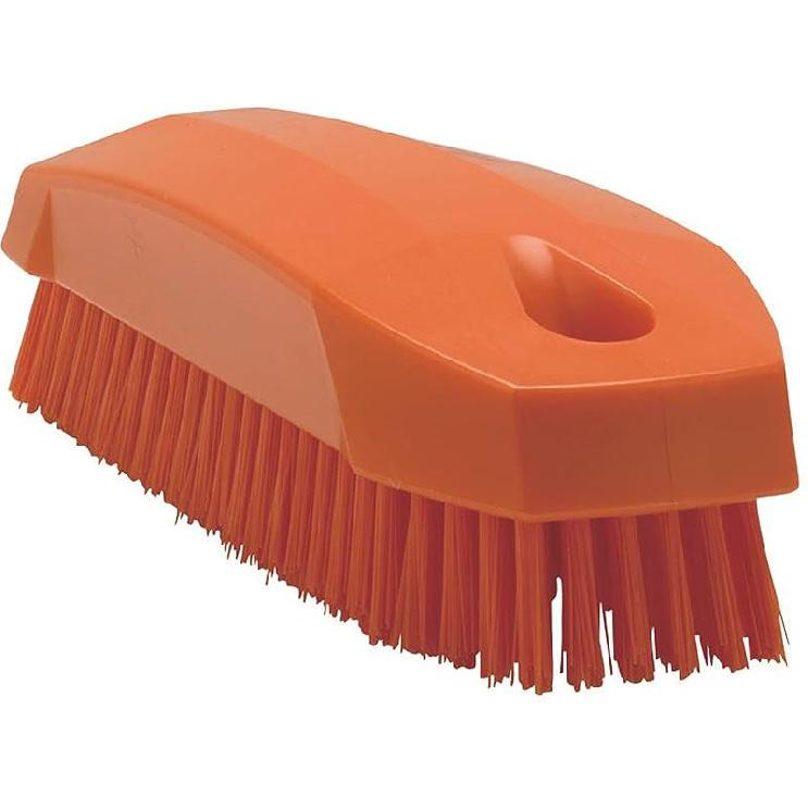 Vikan 64409 Brush,Nail,Stiff,PP/PBT,Black
