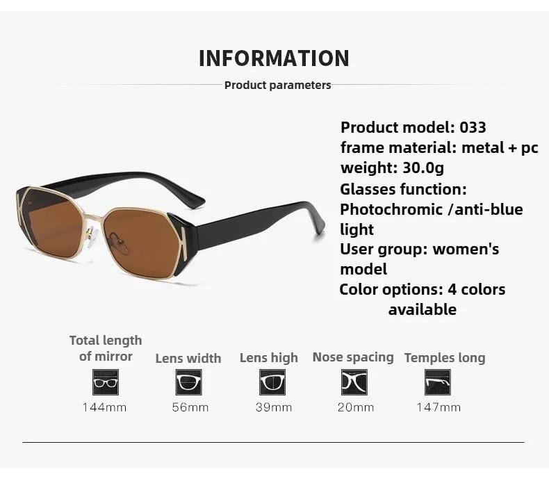 New Handsome Multilateral Sunglasses Retro Street Photography Cat Eyes Sunscreen Glasses Outdoor Travel Driving Eye Protection