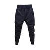 Herren Cargohose Loose Fit mit Knöchelband Kordelzug Elastische Taille Einfarbig Multi Taschen Fitness Streetwear Outdoor Reisen